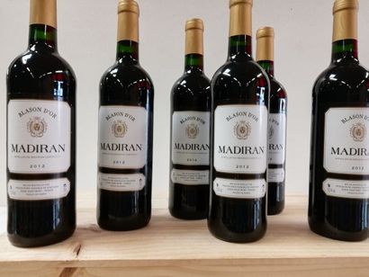 null 6 bouteilles de Madiran Rouge 2012 Le Blason d'Or Vignobles de Gascogne