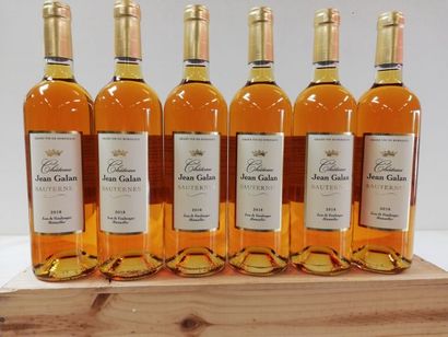 null 6 bouteilles de Sauternes 2018 Issu de Vendanges Manuelles Château Jean Gal...