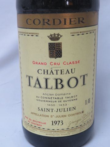 null Magnum (1,48 L) de Saint Julien, Château Talbot, 1973. Négociant : Cordier....