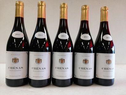 null 5 bottles of Chenas 2017 Cru du Beaujolais AOC