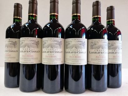 null 6 bottles of Château Lagrave - Cissan 2013. Harvesting. Haut Médoc. Numbered...
