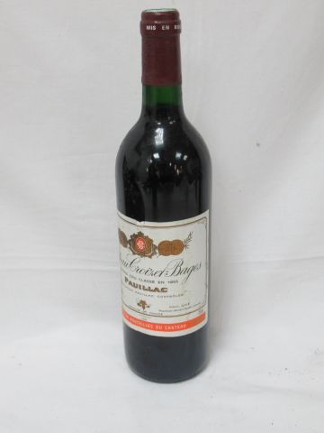 null Bouteille de Pauillac, Château Croizet-Bages, 1993 (LB)