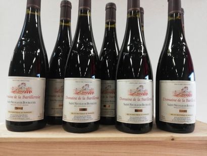 null 8 bouteilles de St Nicolas de Bourgueil. 2018. Domaine de la Barilleraie. M....
