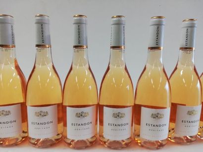 null 10 bouteilles de Héritage de l'Estadon. 2018. Côtes de Provence. Rosé. 50 cl....