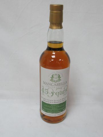 null Whisky Single Grain Invergordon Distillerie 1972 (45 ans, mise en bouteille...