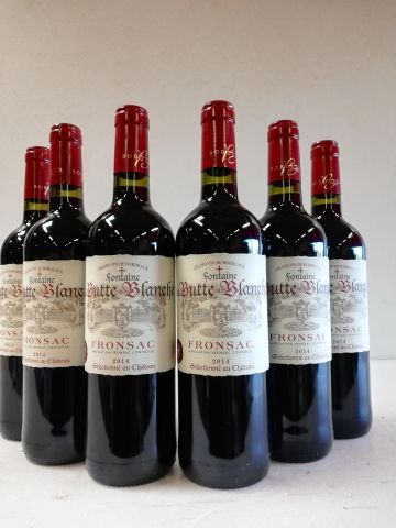 null 6 bottles of Fronsac. 2014. The Fountain of the Butte Blanche. The selection...