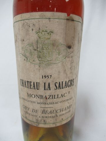 null Bouteille de Montbazillac, Château La Sallagre, 1957 (B, esa)