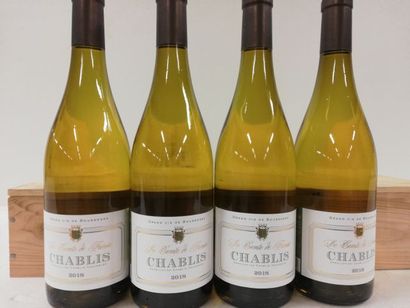 null 4 bottles of Chablis. 2018. Domaine du Comte de Trévise