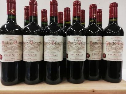 null 12 bottles of Fronsac. 2014. The Fountain of the Butte Blanche. The selection...
