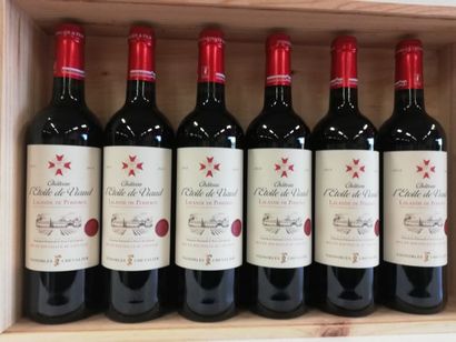 null 6 bottles of Lalande de Pomerol. 2018. Château l'Etoile de Viaud. Vignobles...