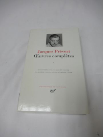 null LA PLEIADE, Jacques Prévert, "Œuvres complètes", tome 1, 1992.