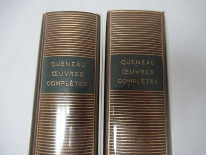 null LA PLEIADE, Queneau, "Œuvres complètes", tome 1 (1998) and 2 (2002)