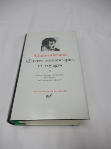 null LA PLEIADE, Chateaubriand, "Œuvres romanesques et voyages", tome 2, 1986