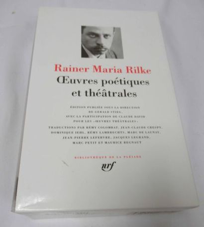 null LA PLEIADE, Rilke, "Poetic and Theatrical Works", 1997