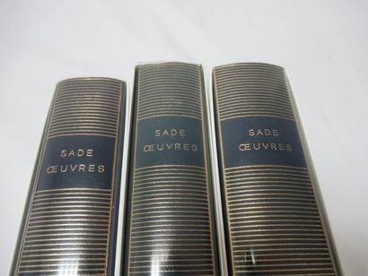 null LA PLEIADE, Sade, "Œuvres", tome 1 (1992), 2 (1995) and 3 (1998)