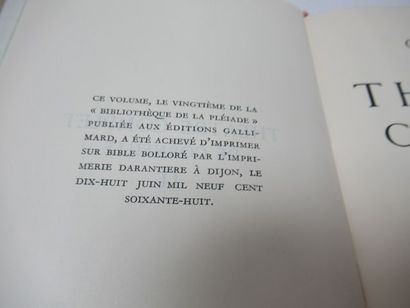 null LA PLEIADE, Corneille, "Théâtre", tome 2, 1968