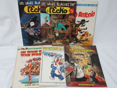 null Lot de 6 BD: 3 "Les sales blagues de Lecho" aux éditions Albin Michel, 1991,...