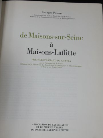 null Georges POISSON "De Maisons sur Seine à Maisons-Laffitte" Association de sauvegarde...