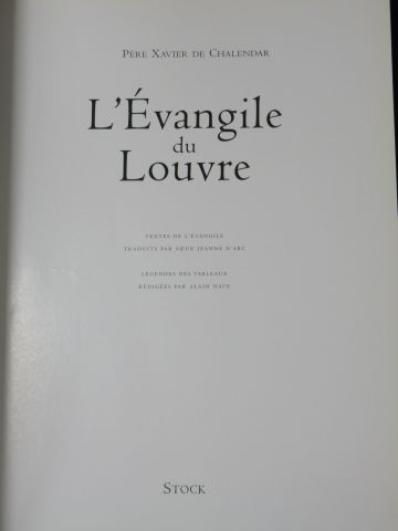 null Lot de livres d'Art : "Le Vitrail français" - "L'Evangile du Louvre" - La Bible...