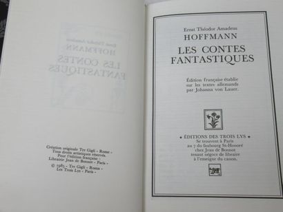 null Hoffman "Les Contes fantastiques", les Trois Lys, aux librairies Jean de BONNOT,...