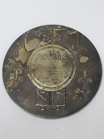 null Médaille en argent "Vice-président de la commission du Vieux Paris, 1912-1937"....