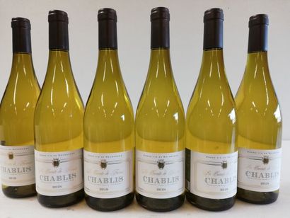 null 6 bottles of Chablis. 2018. Domaine du Comte de Trévise