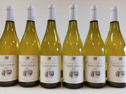 null 6 bottles of Burgundy. Saint Véran. 2017. Marcel de Normont
