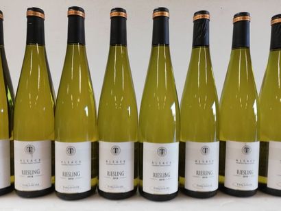 null Eight bottles of Riesling. Alsace. 2018. The Cave de Turckheim