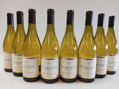 null 8 bottles of Macon Lugny. Burgundy. 2018. Paul Henri Lacroix