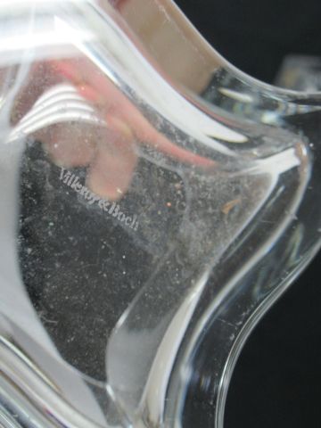 null VILLEROY et BOCH Vase en cristal. 15 x 13 cm