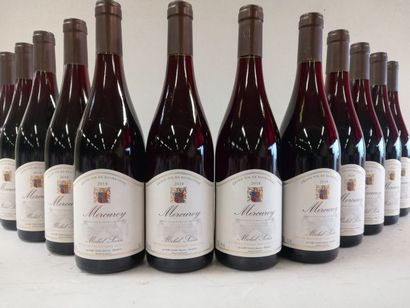 null 12 bottles of Mercurey. Burgundy. 2018. Michel Sevin
