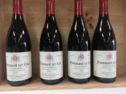 null 4 bottles of Pommard. 1er Cru. La Chanière. 1997. Noémie de Chanteloup.