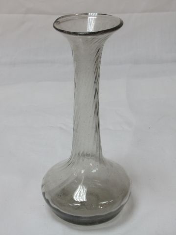 null Petit vase soliflore en verre soufflé. Circa 1960. 18 cm