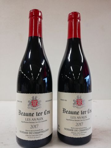 null 2 bottles of Beaune. Premier Cru. Les Avaux. 2017. Noémie du Chanteloup. Grand...