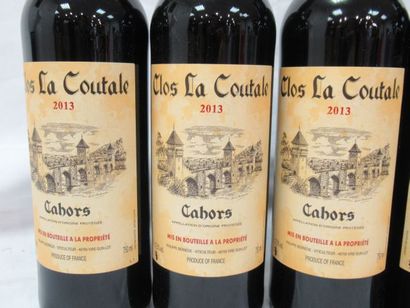 null 6 bouteilles de Cahors, Clos La Coutal, 2013
