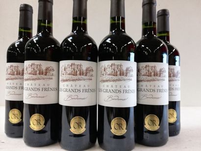 null 6 bottles of Château les Grands Frênes 2018 - Gold Medal Winner Bordeaux