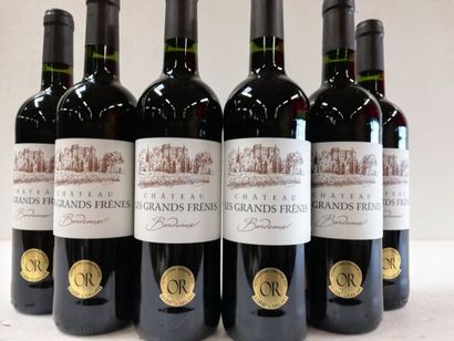 null 6 bouteilles de Château les Grands Frênes 2018 - Bordeaux Médaillé d'Or