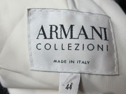 null ARMANI Collection Striped fabric jacket. Size 44. TBE.