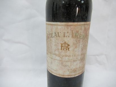 null Bottle of Saint Emilion, Château l'Arrosée, 1981 (LB, els)
