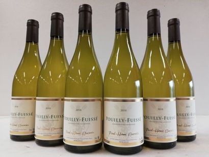 null 6 bottles of Pouilly-Fuissé 2018. Burgundy. Paul Henri Lacroix