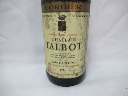 null Magnum (1.48 L) from Saint Julien, Château Talbot, 1974. (esa, B)