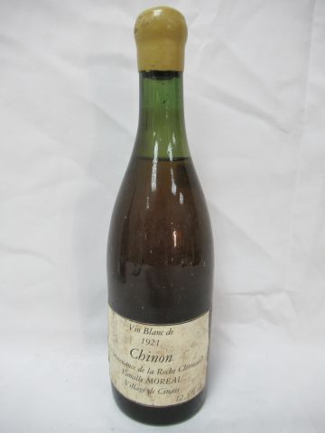 null Bottle of Chinon, 1921. (recaps with wax)