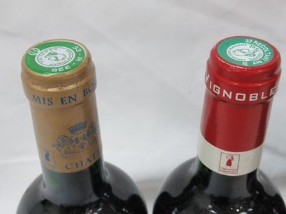 null Lot de 4 bouteilles de vin rouge : 1 de Montagne Saint Emilion Château Vieux...