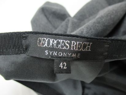 null Georges RECH Grey wool skirt (40%). Size 42. Like new.