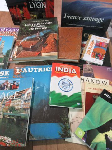null MONDE Lot de livres dont Chine, Inde, Venise …