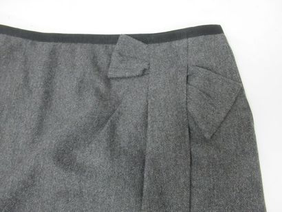 null Georges RECH Grey wool skirt (40%). Size 42. Like new.