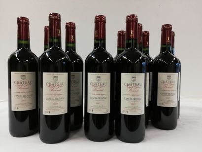 null 12 bottles of Fronsac. Château Haut Gros Bonnet. 2007. The cuvée Vieilles Vignes....