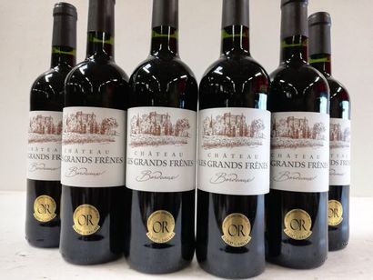 null 6 bouteilles de Château les Grands Frênes 2018 - Bordeaux Médaillé d'Or