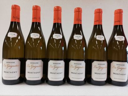 null 6 bouteilles de Montagny. 2016. Bourgogne. Domaine les Guignottes. André Gorchot....