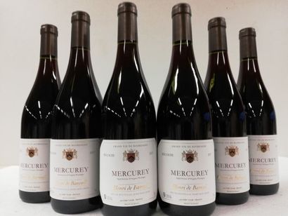 null 6 bouteilles de Mercurey. Récolte 2017. Bourgogne. Henri de Bareuil